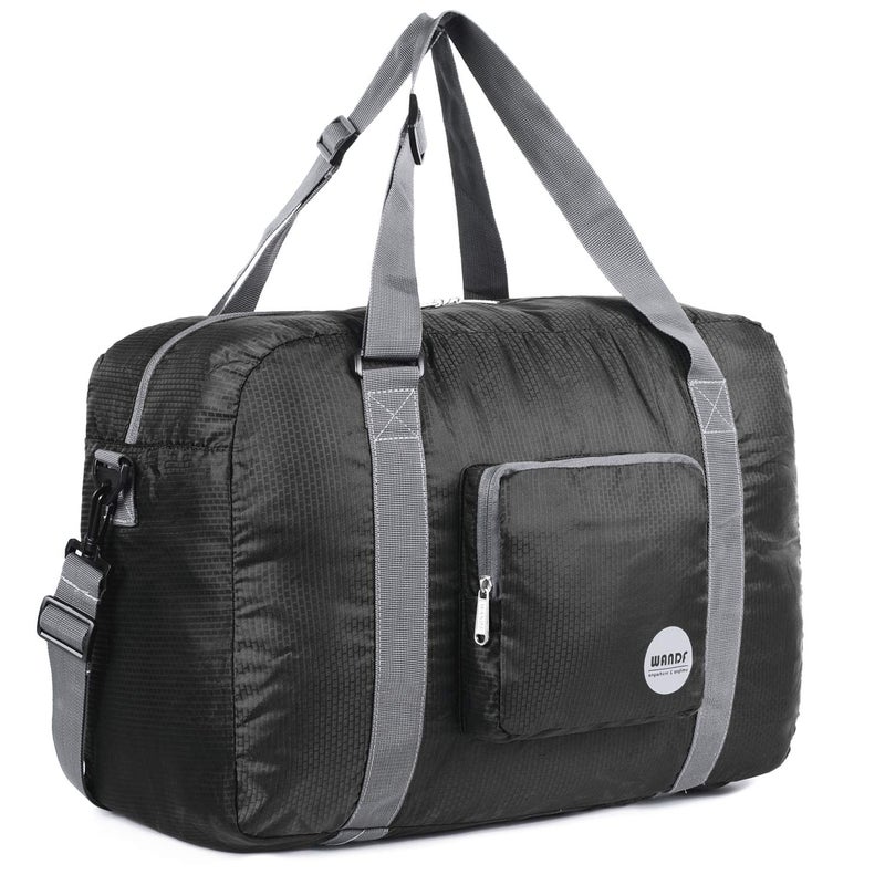 WANDF For Spirit Airlines Personal Item Bag 18x14x8 Foldable Travel Duffel Carry on Weekender Overnight for Women Men - Image 1